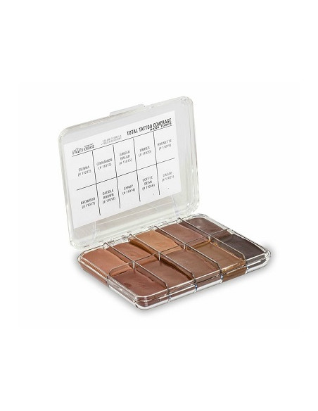 Palette mini tatoo creamy dark x10 couleurs JORDANE COSMETICS