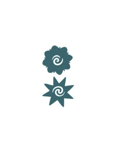 Tatouage bornéo rose & star tribal TINSLEY