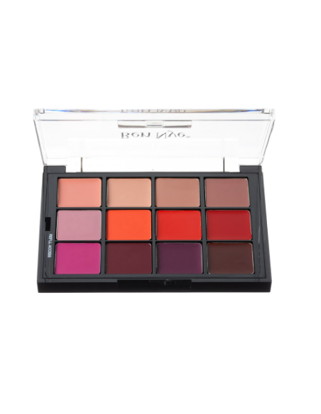 Palette berry bright lip  STP390 x 12 couleurs 16g BEN NYE