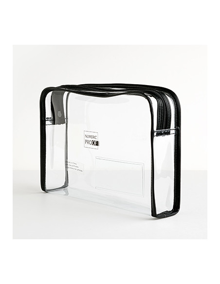 Trousse acteur grand modèle transparente/noire TAGM NUMERIC PROOF