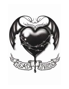 Tatouage gothic dead inside TINSLEY