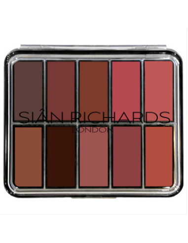 Palette hydroproof serenity x10 couleurs 141g SIAN RICHARDS  LONDON