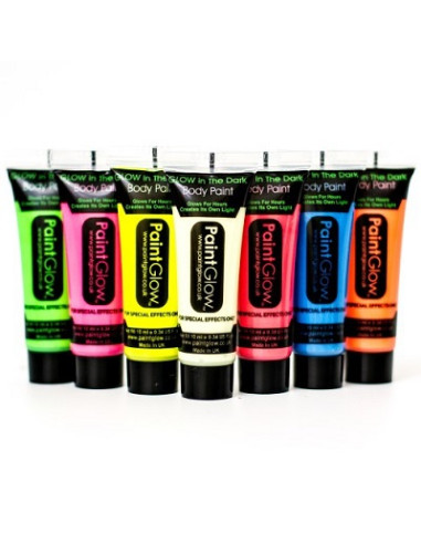 Crème néon UV face and body intense yellow 50ml PAINTGLOW