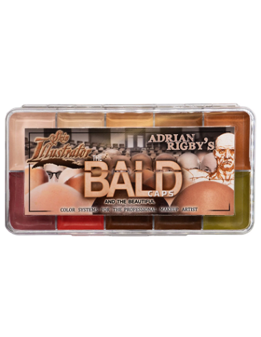 Palette bald cap x10 couleurs SKIN ILLUSTATOR