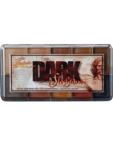 Palette Dark Fleshtone x 10 couleurs SKIN ILLUSTRATOR