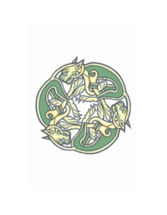 Tatouage celtic dogs tribal TINSLEY