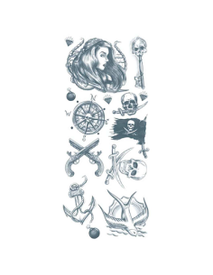 Tatouage pirate kit 1 buccaneer TINSLEY