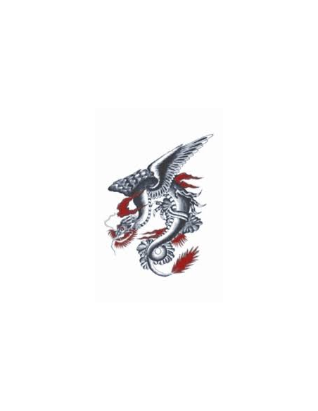 Tatouage dragon vintage 1930 TINSLEY
