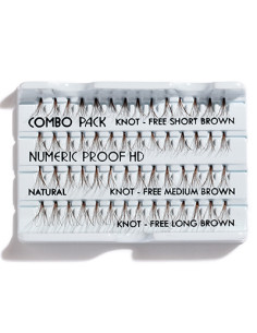 Faux cils combo brown knot free NUMERIC PROOF