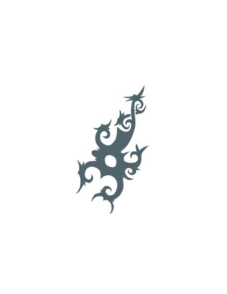 Tatouage TL609 bornéo scorpion tribal TINSLEY
