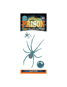Tatouage prison black widow TINSLEY