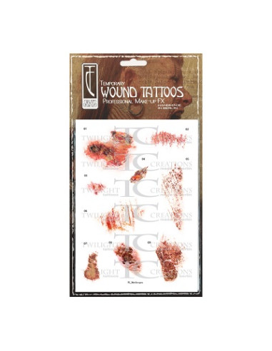 Tatouage éphémère skinscrapes 1 TWILIGHT CREATIONS