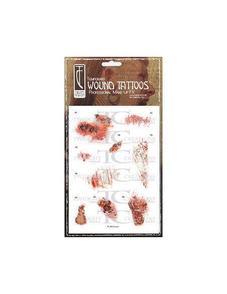 Tatouage éphémère skinscrapes 1 TWILIGHT CREATIONS