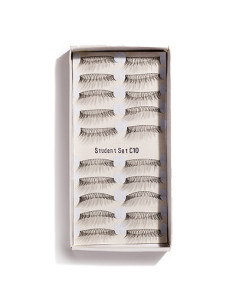 Kit 10 paires de faux cils black C10  Student NUMERIC PROOF