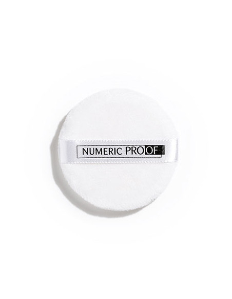 Houpette ronde blanche HD 8cm   NUMERIC PROOF