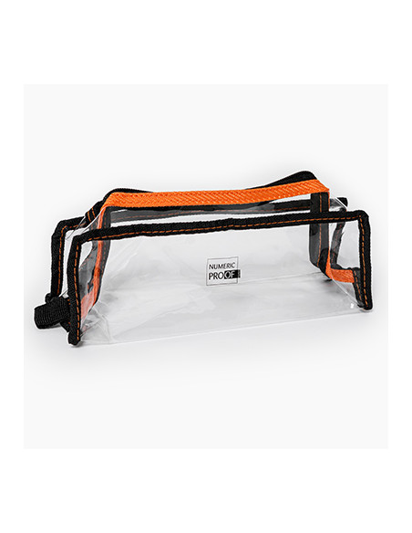Trousse  transparente longue  TTL NUMERIC PROOF