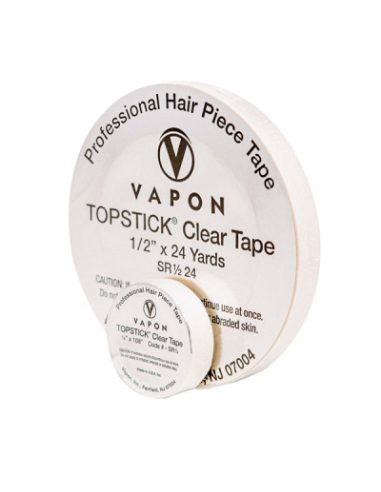 Topstick clear rouleau grand modèle de 1/2"x24 yards" (22m) VAPON