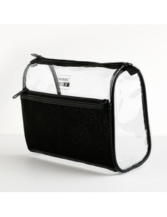 Trousse  maquillage transparente/noire TM NUMERIC PROOF