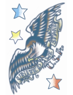 Tatouage VT127 aigle vintage 1910 TINSLEY