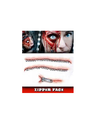 Tatouzge 3D fx  zipper face TINSLEY