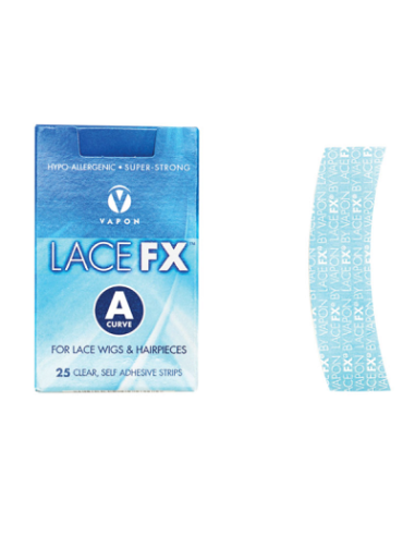 Topstick clear A curve pour dentelles et cheveux x25 VAPON