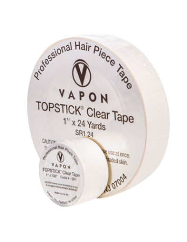 Topstick clear rouleau P M  de 1"x108" Vapon - 