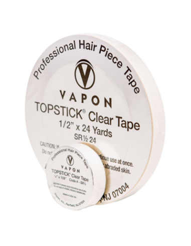 Topstick clear rouleau petit modèle de 1/2"x108" VAPON