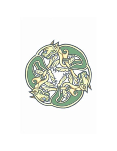 Tatouage celtic dogs tribal TINSLEY