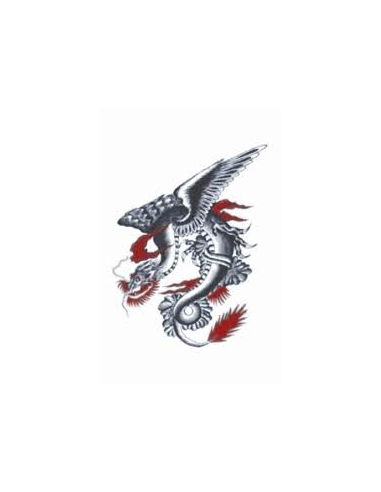 Tatouage dragon vintage 1930 TINSLEY