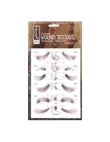 Tatouage éphémère black eyes B TWILIGHT CREATIONS