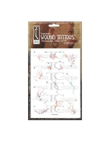 Tatouage éphémère vesselsveins TWILIGHT CREATIONS