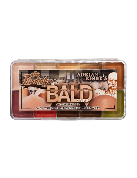 Palette bald cap x10 couleurs SKIN ILLUSTATOR Palette bald cap x10 couleurs SKIN ILLUSTATOR