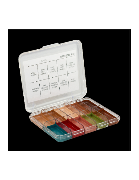 Palette mini flesh tone 2 x10 couleurs JORDANE COSMETICS Palette mini flesh tone 2 x10 couleurs JORDANE COSMETICS
