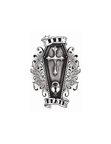 Tatouage gothic til death TINSLEY
