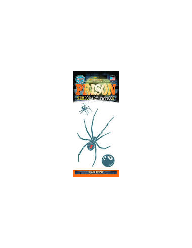 Tatouage prison black widow TINSLEY