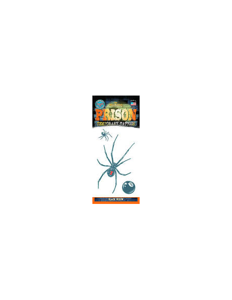 Tatouage prison black widow TINSLEY Tatouage prison black widow TINSLEY