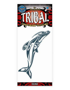 Tatouage tribal TL613 dolphin TINSLEY