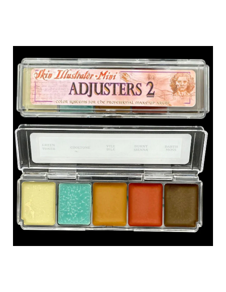 Palette mini adjuster 2  x5 couleurs SKIN ILLUSTRATOR  Palette mini adjuster 2  x5 couleurs SKIN ILLUSTRATOR