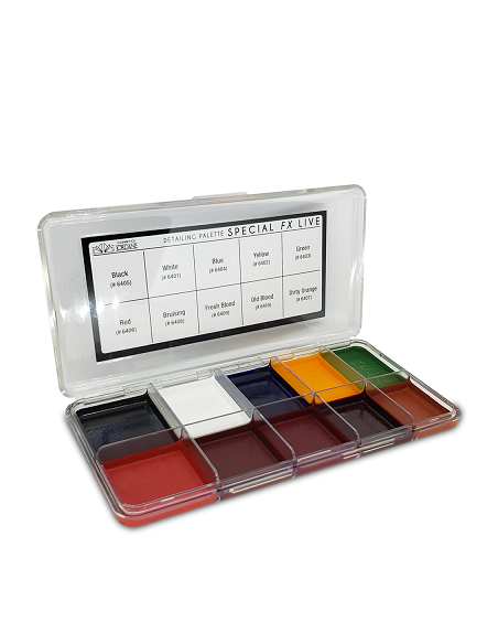 Palette large spéciale fx live  x10 couleurs JORDANE COSMETICS Palette large spéciale fx live  x10 couleurs JORDANE COSMETICS