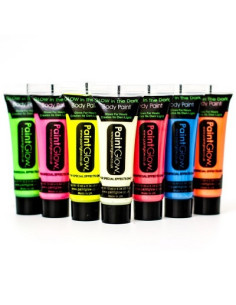 Crème néon UV face and body intense yellow 50ml PAINTGLOW 2
