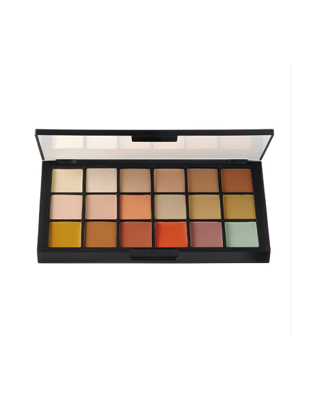 Palette concealer & adjusteur HD 18 couleurs 60g  BEN NYE