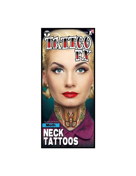 Tatouage neck  moth TINSLEY 