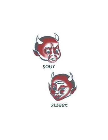 Tatouage tête de diable vintage 1950 TINSLEY 