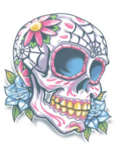Tatouage DOD114 day of the dead calaveras TINSLEY