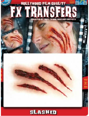 Tatouage 3D fx slashed TINSLEY