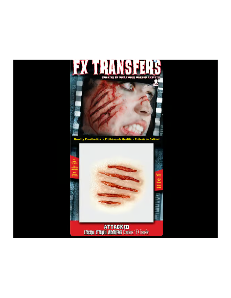 Tatouage 3D fx attacked TINSLEY