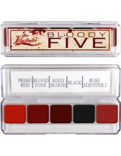 Palette bloody x 5 couleurs   SKIN ILLUSTRATOR