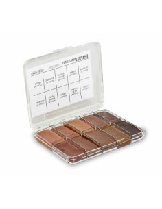 Palette mini tatoo creamy dark x10 couleurs JORDANE COSMETICS