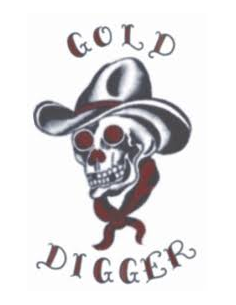 Tatouage cow boy vintage 1910 TINSLEY