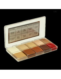 Palette large tattoo original creamy x10 couleurs JORDANE COSMETICS